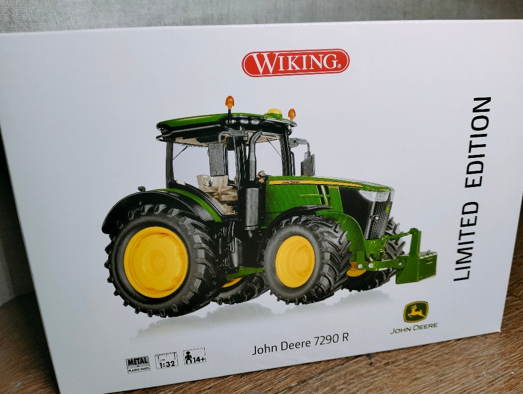 Te koop Wiking John Deere 7290R Limited Edition., Ophalen of Verzenden, Nieuw, Tractor of Landbouw, Overige merken