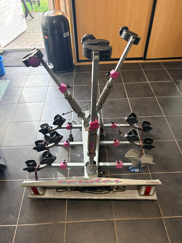 Spinder Falcon RC-3-F fietsdrager voor 3 fietsen, Ophalen, 3 fietsen of meer, Gebruikt, Brede banden
