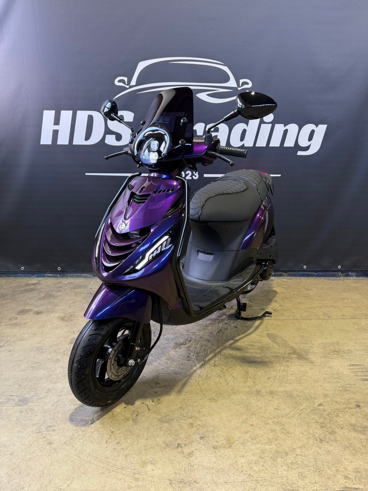 Piaggio Zip 2021 Brom E4 Mystic Purple Akrapovic Custom, Ophalen, Maximaal 45 km/u, Zip, Zo goed als nieuw