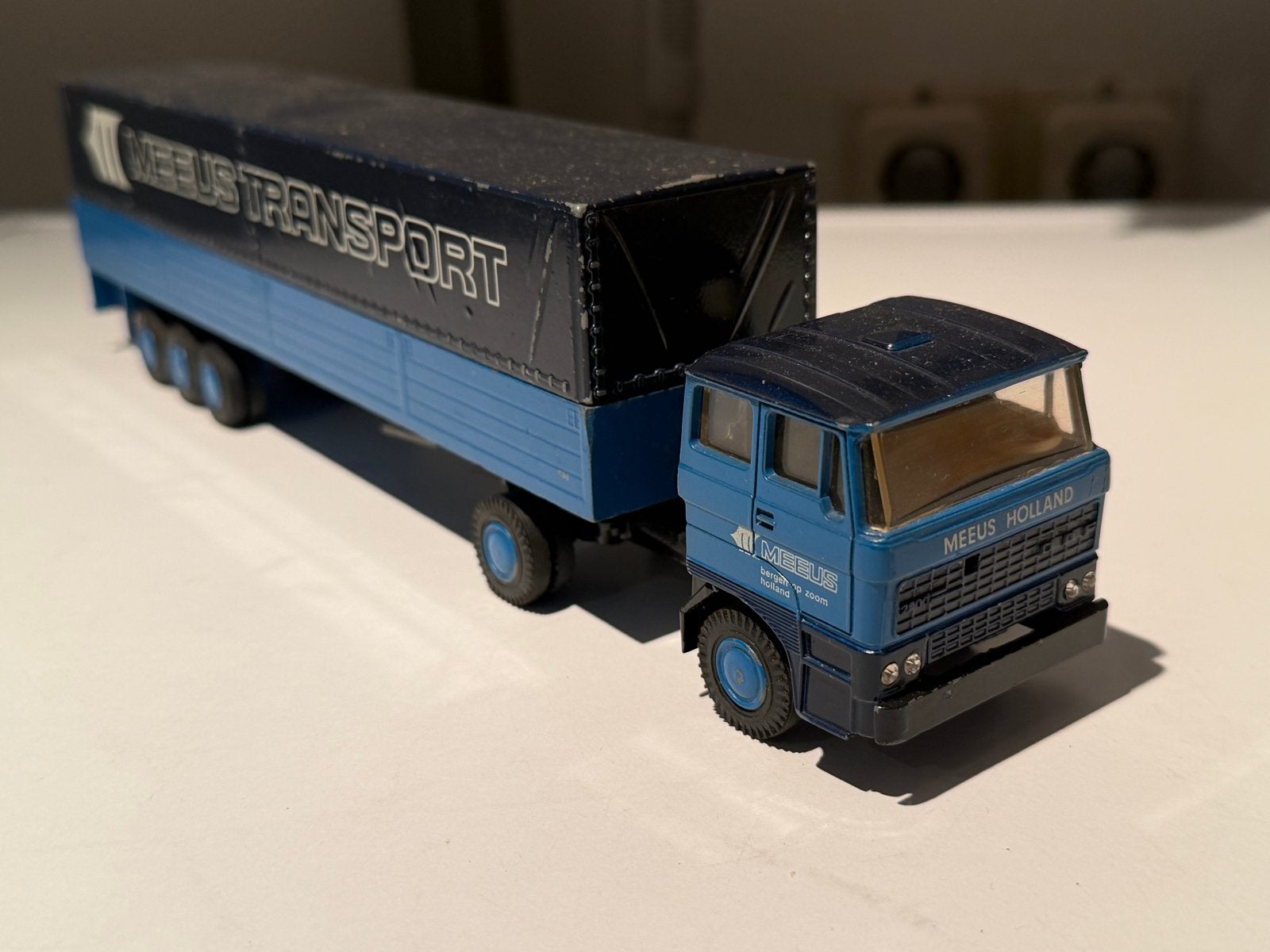 Lion car Meeus Transport vrachtwagen model, Ophalen of Verzenden, Gebruikt, Overige merken
