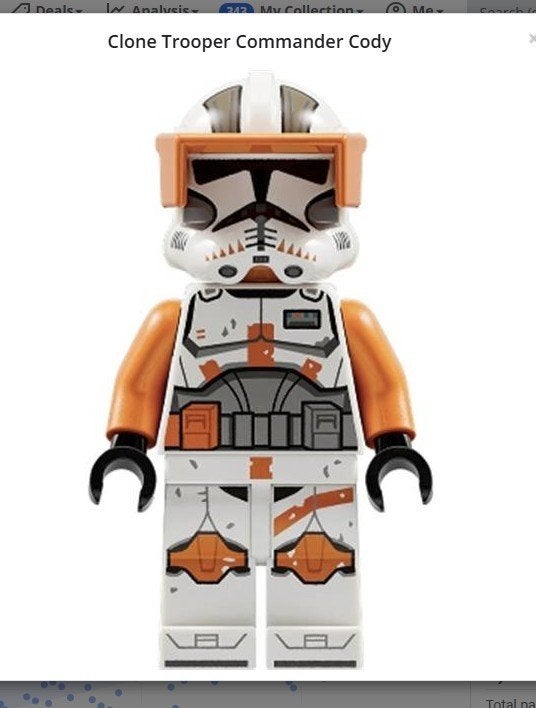 Lego Star Wars Commander Cody sw1233 Nieuw, Inclusief minifiguren, Star Wars, Lego, Nieuw