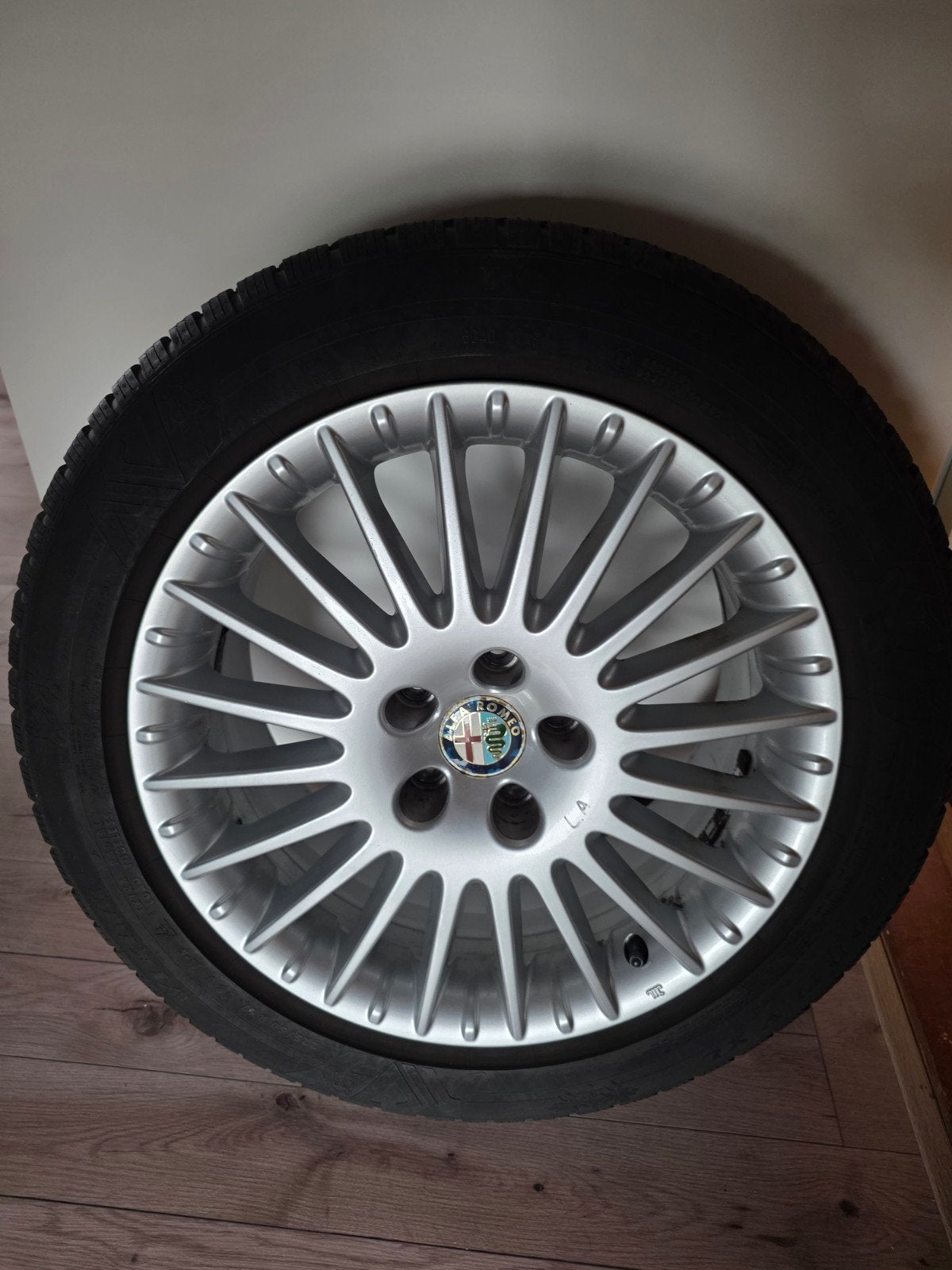 4x velgen alfa romeo, Auto-onderdelen, Banden en Velgen, Ophalen of Verzenden, 17 inch, Winterbanden, Velg(en)