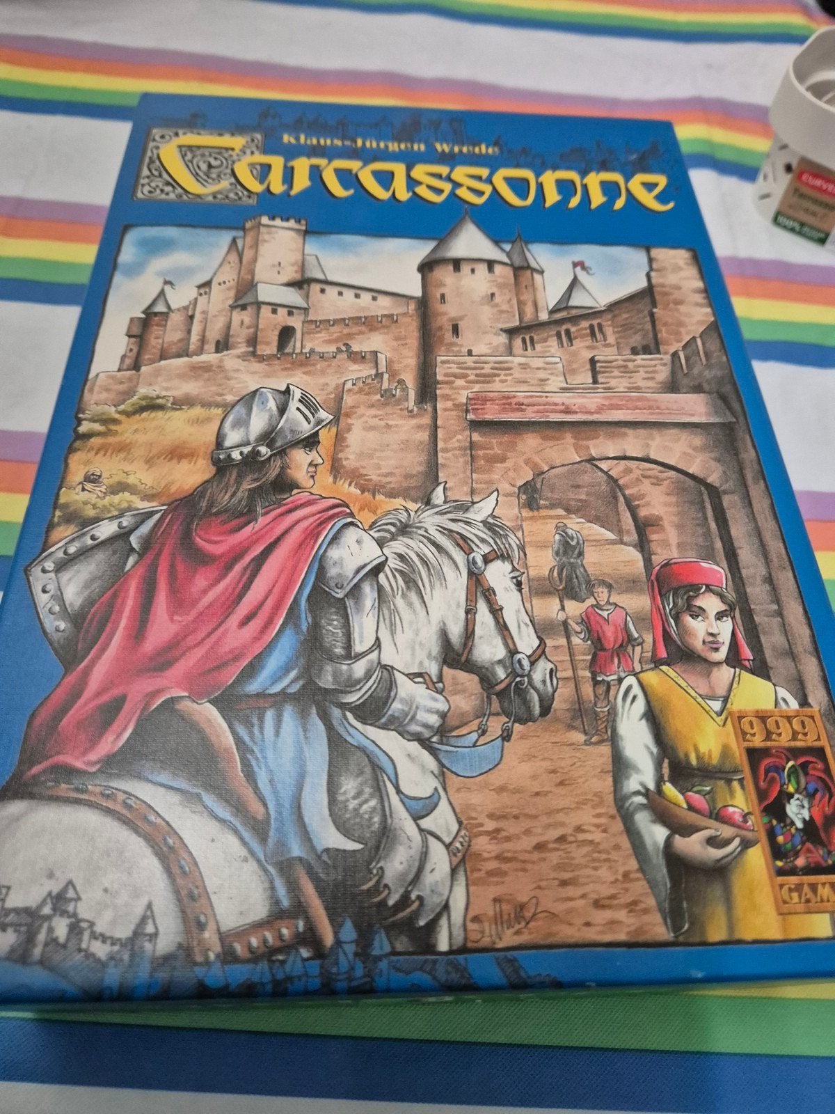 Carcassonne Bordspel - Klassiek Strategisch Tegelspel, Vijf spelers of meer, Ophalen of Verzenden, Gebruikt, Hans im Glück