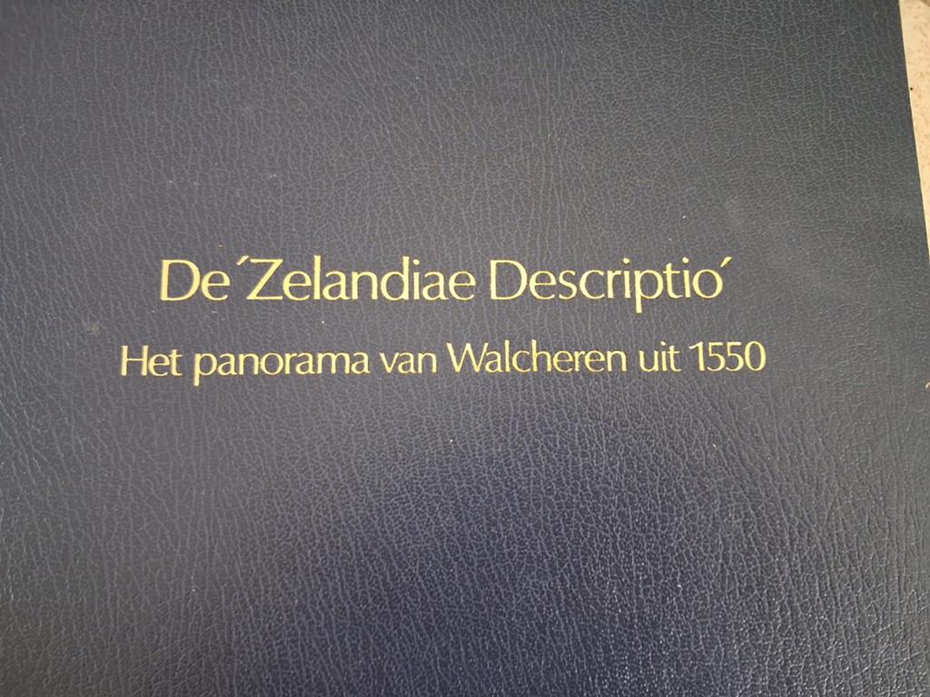 De 'Zelandiae Descriptio' - Panorama van Walcheren uit 1550, Ophalen of Verzenden, 15e en 16e eeuw, Zo goed als nieuw, Antoon van den Wijngaerde