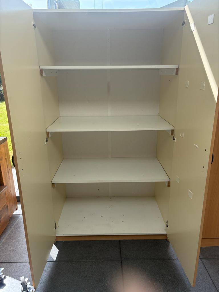 Kast met 4 planken - Ideaal voor opslag, Ophalen, Gebruikt, 50 tot 100 cm, 150 tot 200 cm