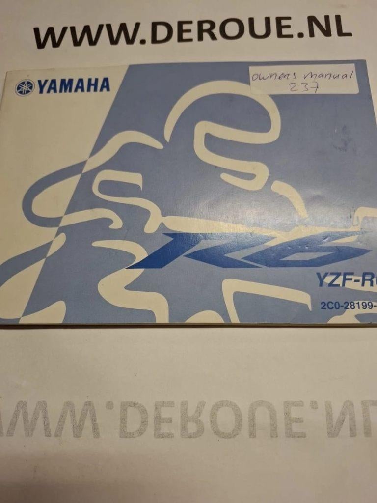 237 OWNERS MANUAL YAMAHA YZF-R6  2005, Motoren, Handleidingen en Instructieboekjes, Ophalen of Verzenden, Yamaha