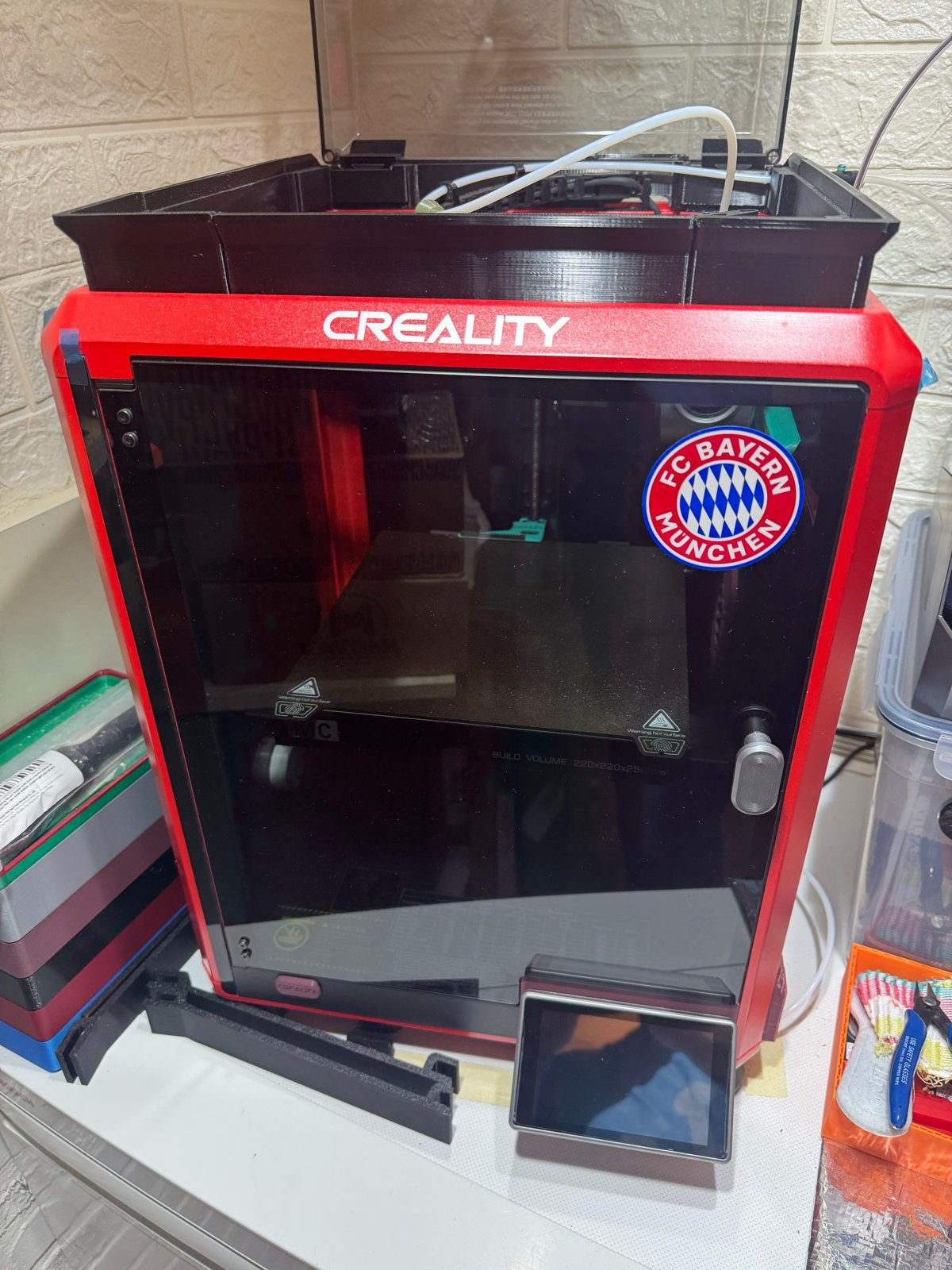 Creality K1c multi color met Creality CFS filamentstation, Computers en Software, 3D Printers, Ophalen of Verzenden, Zo goed als nieuw
