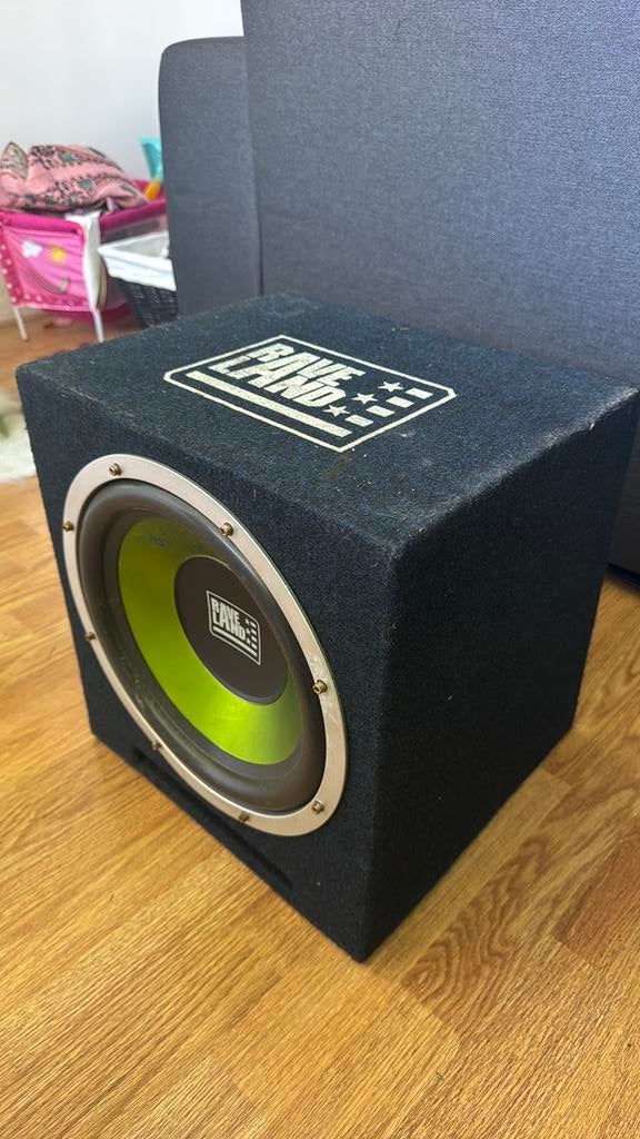 Raveland subwoofer 500 W, Ophalen, Zo goed als nieuw, Subwoofer, Overige merken