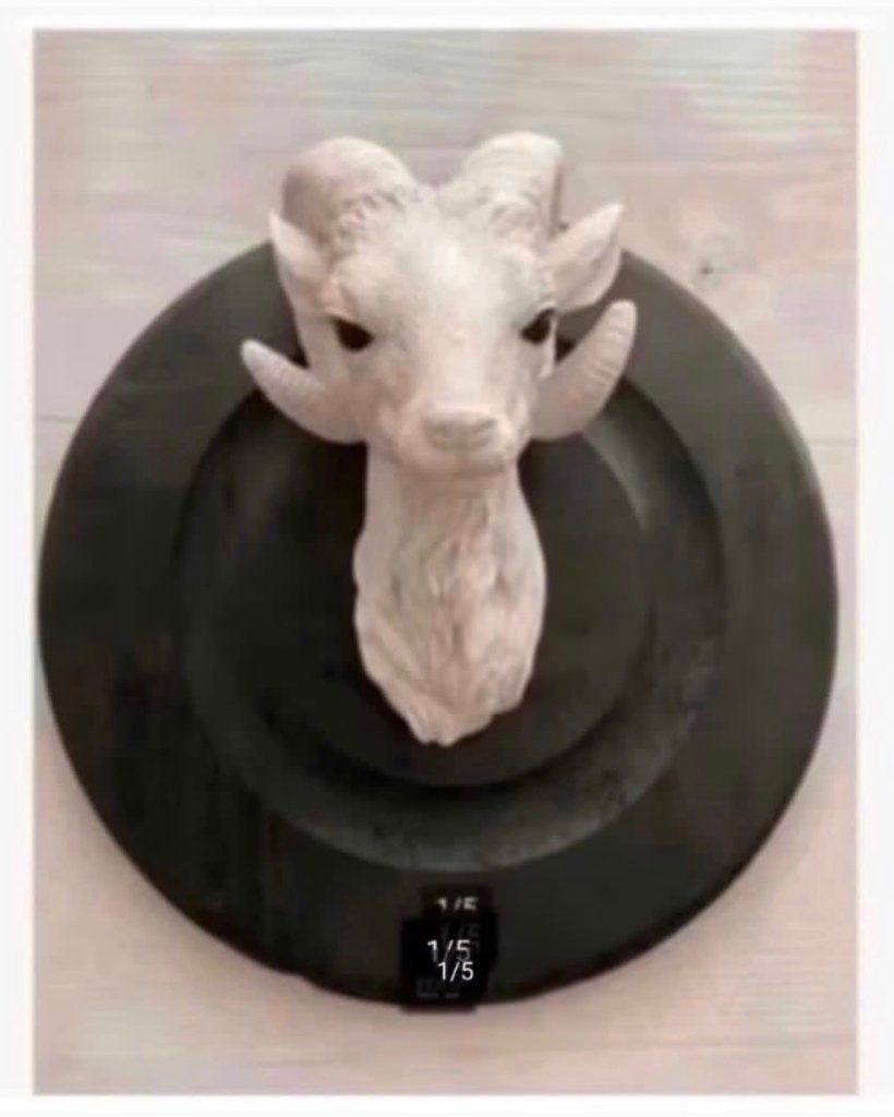 Beeld Ram zwart hout ondergrond Polyresin buiten binnen, Ophalen of Verzenden