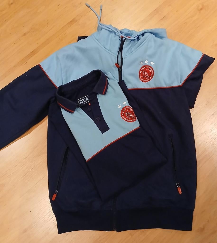 AJAX VEST HOODIE MAAT L POLO MAAT XL, Blauw, Ophalen of Verzenden, Ajax, Maat 56/58 (XL)