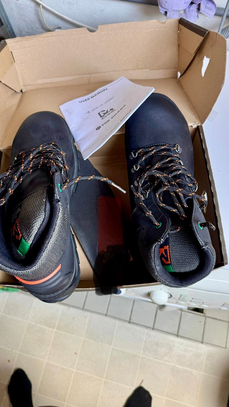 Emma veiligheids werk schoenen nieuw, Ophalen of Verzenden, Nieuw, Zwart, Werkschoenen