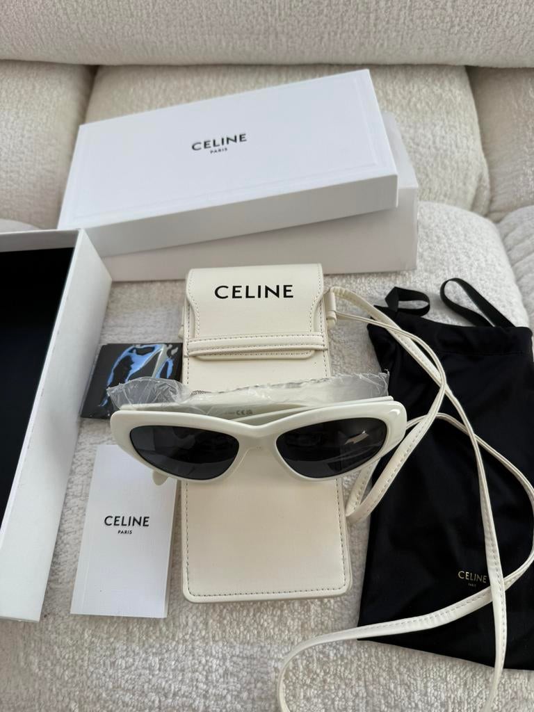 Celine zonnebril, Ophalen of Verzenden, Zo goed als nieuw, Wit, Overige merken