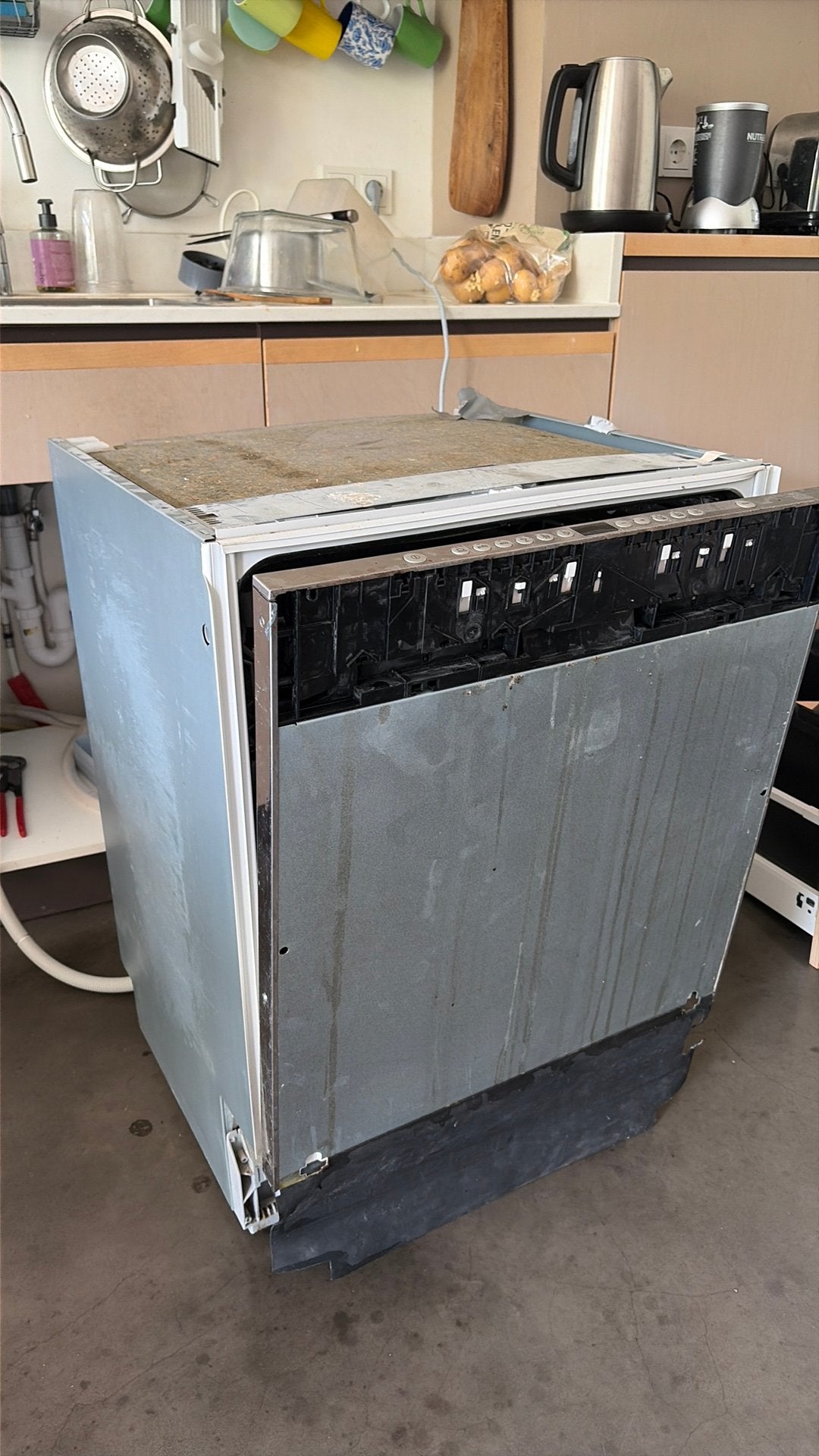 Siemens SN69M035NL/B6 Inbouwvaatwasser - Werkt goed, Ophalen, Gebruikt, Minder dan 85 cm, 60 cm of meer