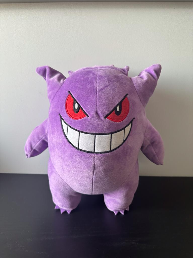 Pokémon knuffel Gengar, Ophalen of Verzenden, Zo goed als nieuw, Overige typen