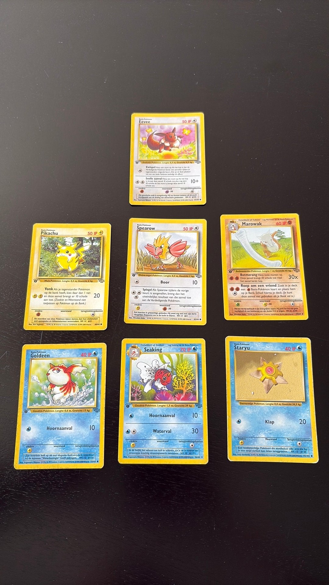Nederlandse Pokémon kaarten 1e editie Jungle en Unlimited, Hobby en Vrije tijd, Verzamelkaartspellen | Pokémon, Ophalen, Gebruikt