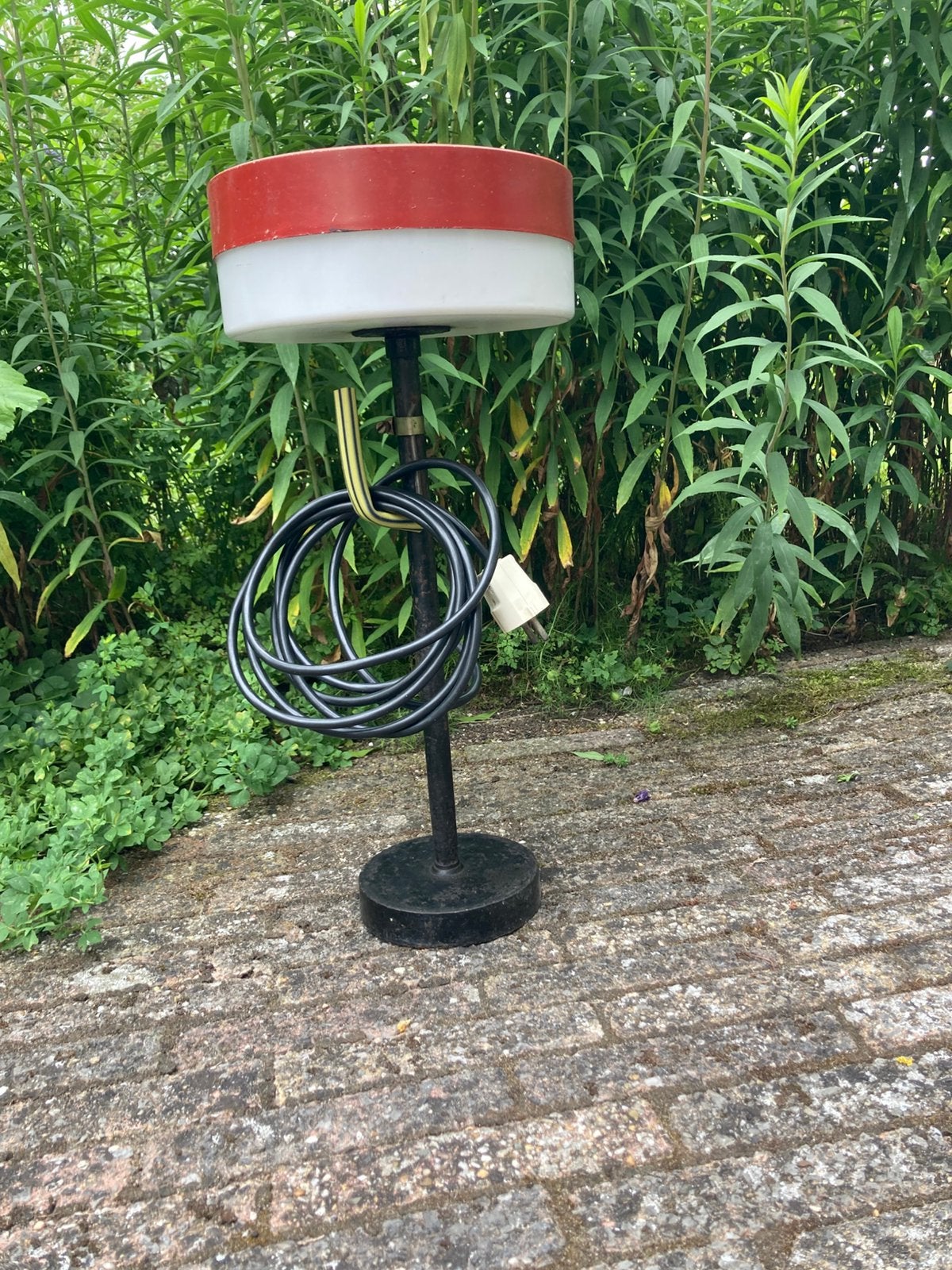 Vintage tuinlamp buitenlamp, Ophalen, Gebruikt, Staande lamp, Netvoeding