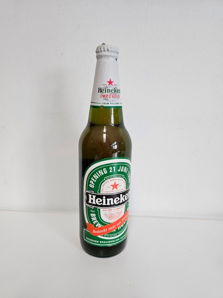 Heineken 1999 opening  voor €20,-, Verzamelen, Biermerken, Zo goed als nieuw, Heineken, Ophalen of Verzenden