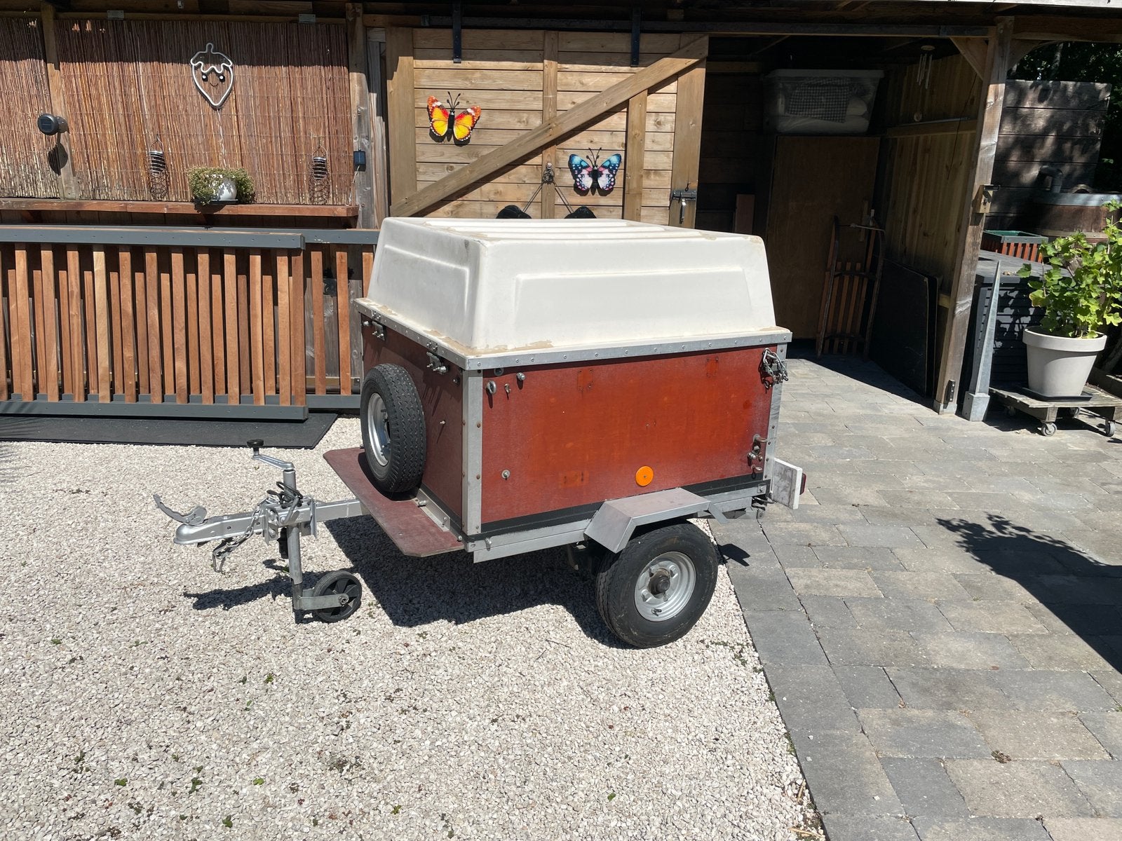 Afsluitbare bagagewagen, Ophalen, Gebruikt