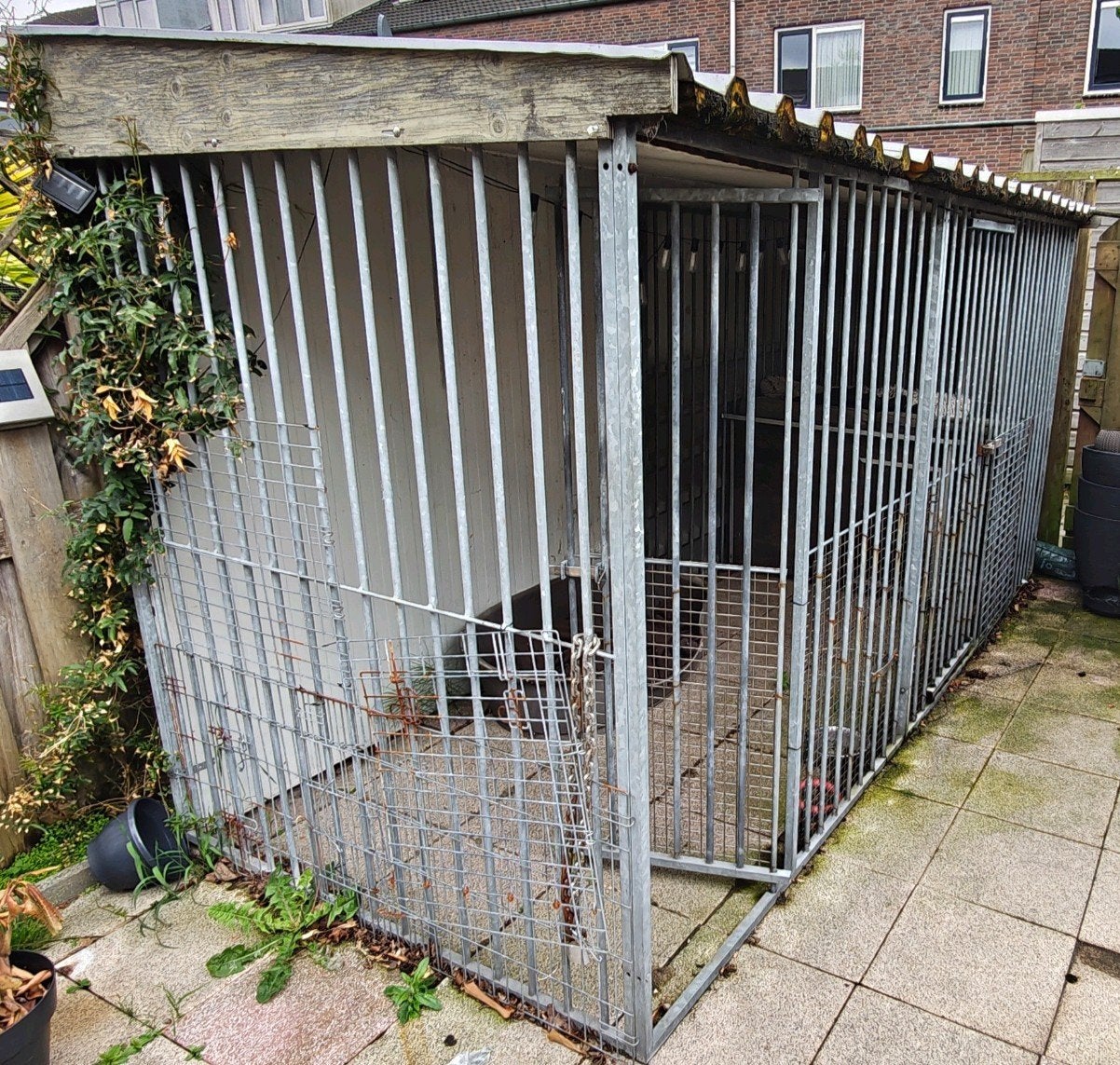 Buitenkennel 350x150x180cm, Ophalen, Hondenkennel, 100 cm of meer, 110 cm of meer