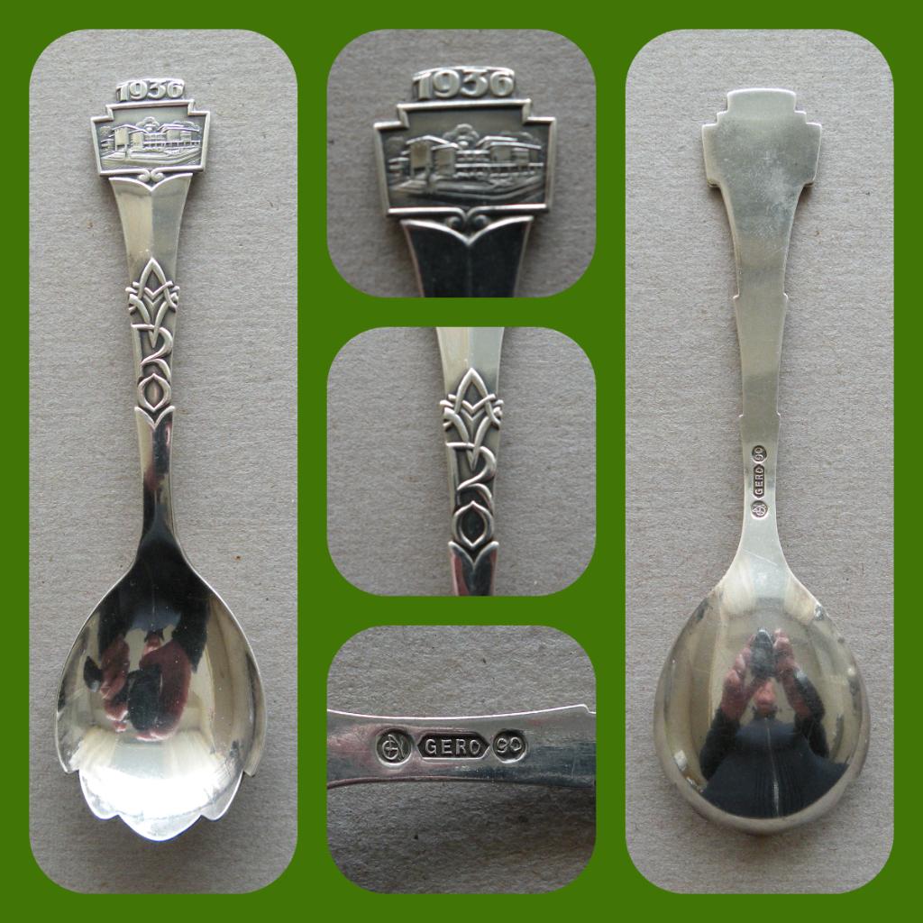 AVRO verzilverd suikerschepje      (Verzendkosten nl € 1,40), Antiek en Kunst, Antiek | Bestek, Verzenden