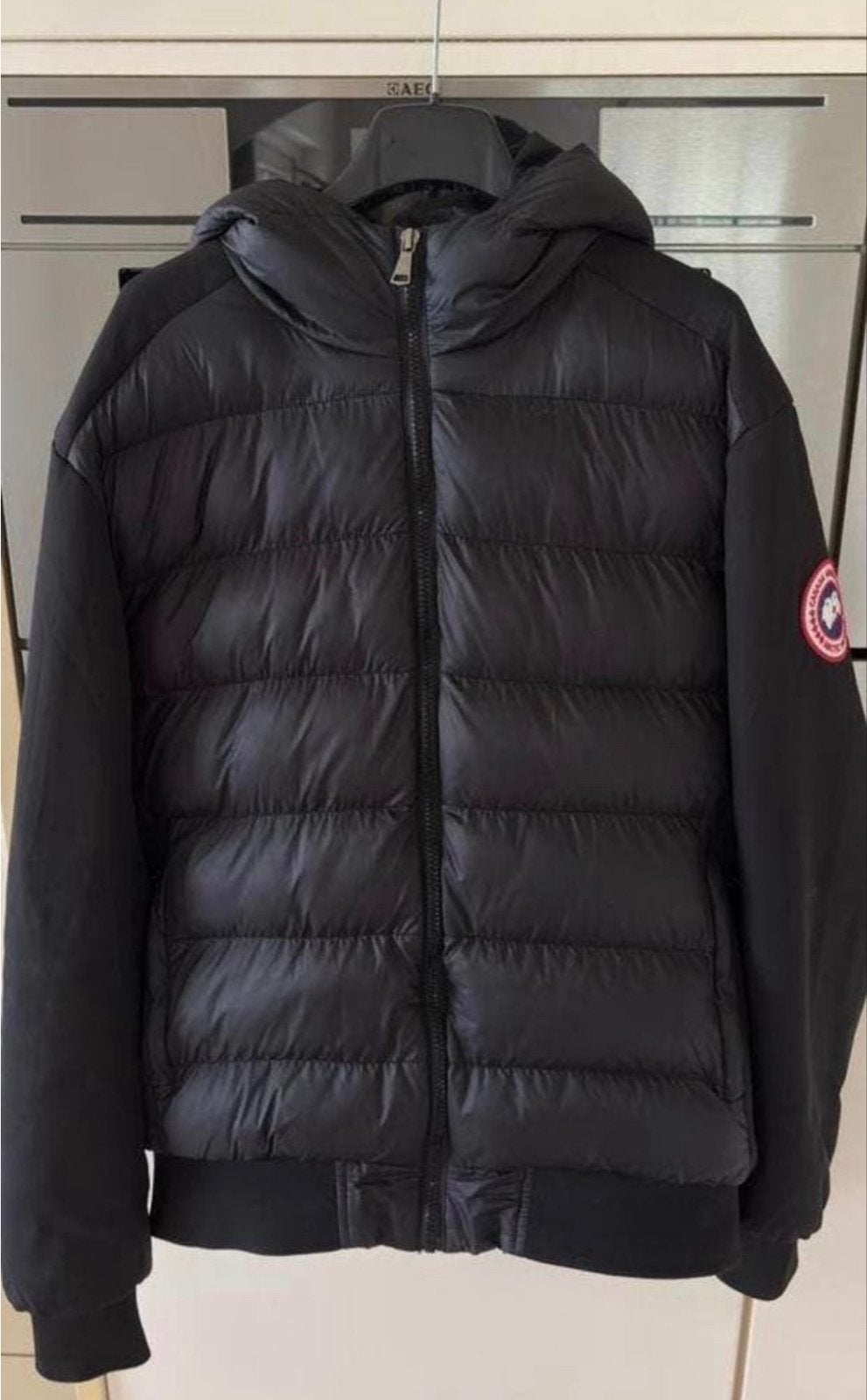 Canada Goose jas - Zwart, Ophalen of Verzenden, Zo goed als nieuw, Maat 48/50 (M), Zwart