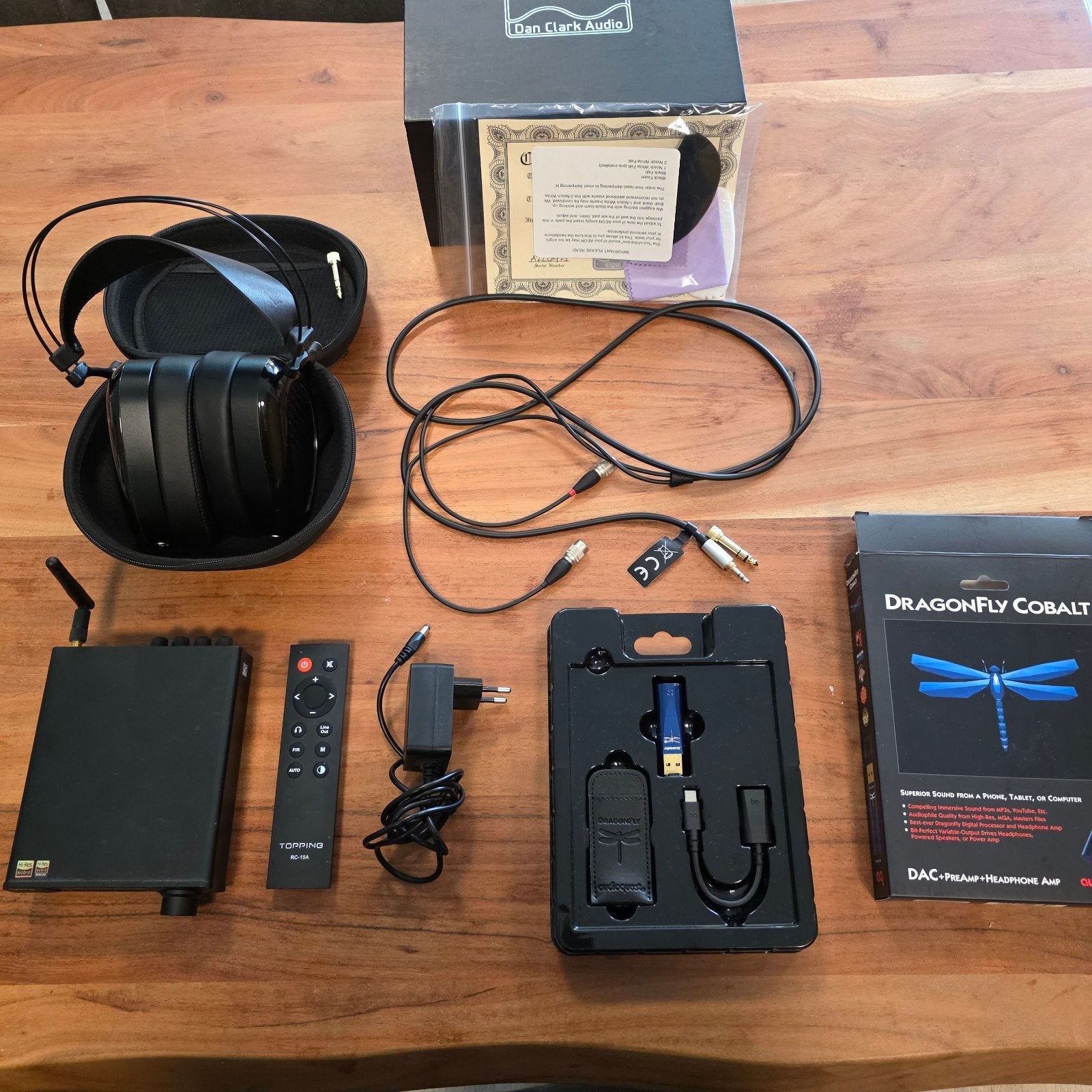 Dan Clark Audio AEON 2 Noire hoofdtelefoon + Topping DX3 Pro, Audio, Tv en Foto, Koptelefoons, Overige merken, Bluetooth, Ophalen of Verzenden