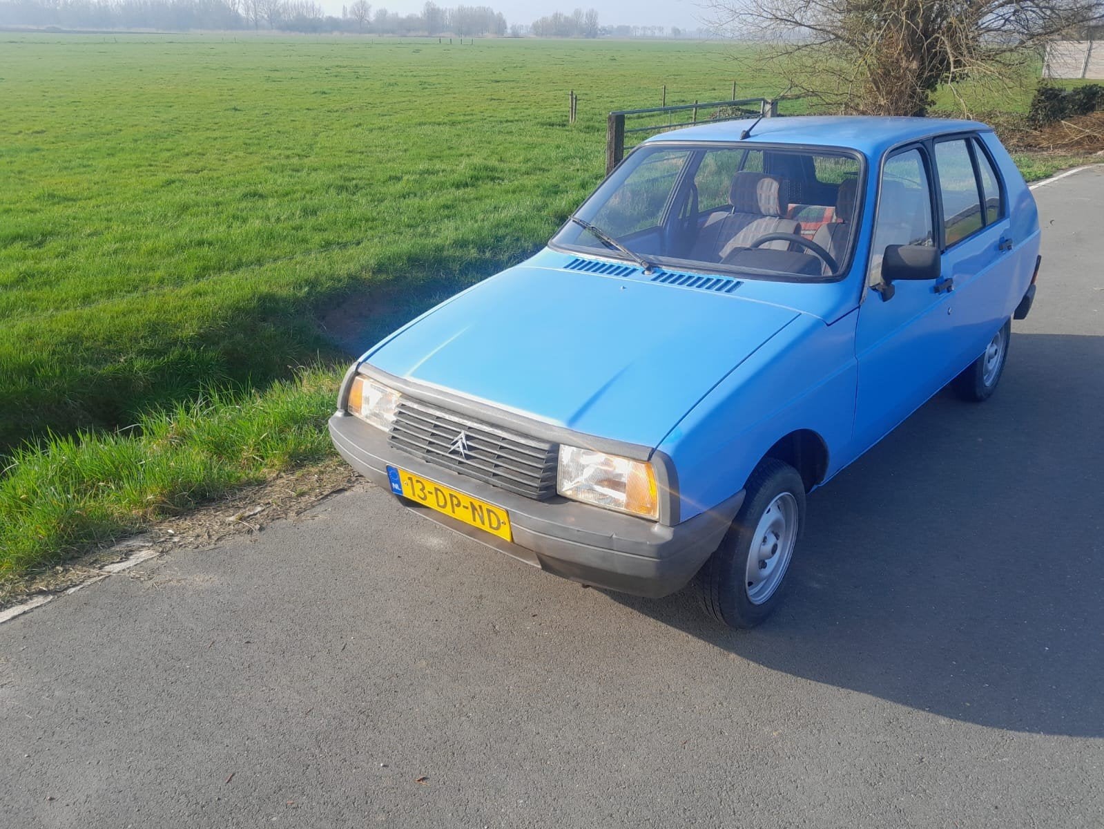 Citroën Visa 0.7 1985 Blauw, Auto's, Citroën, Voorwielaandrijving, Stof, 2CV, 362 kg