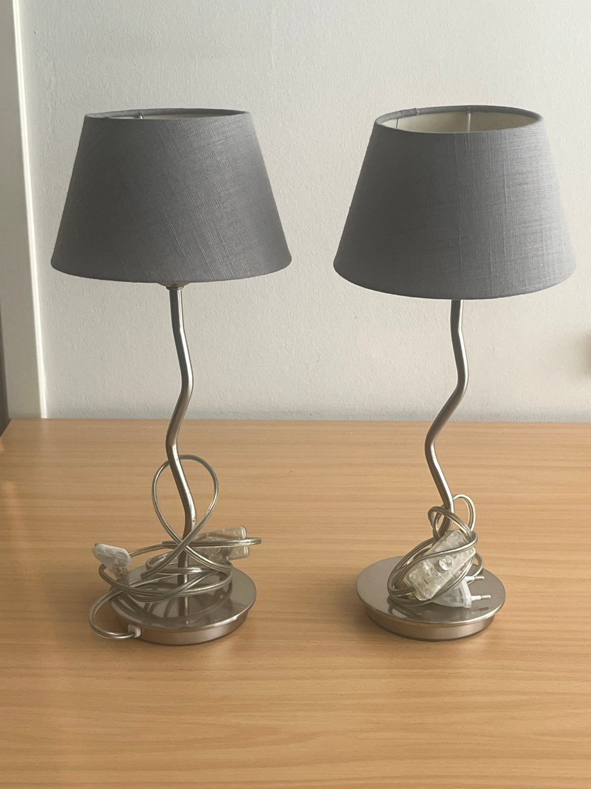 Set van 2 tafellampen, ca. 40 cm hoog, Kwantum, Huis en Inrichting, Lampen | Tafellampen, Gebruikt, E14 (klein), Ophalen of Verzenden