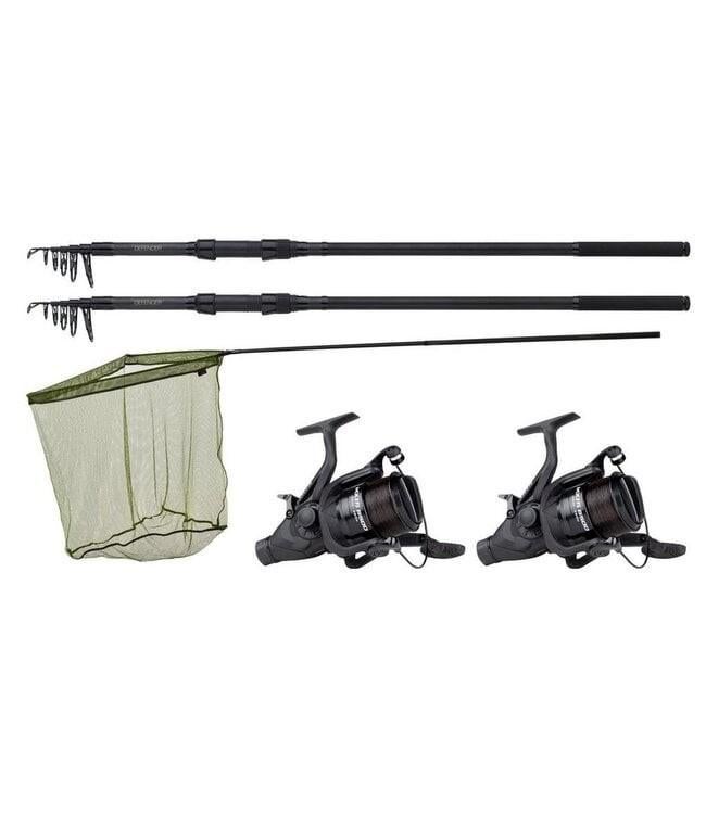 JRC Defender 2 Rod kit - complete karperset, Watersport en Boten, Hengelsport | Karpervissen, Ophalen of Verzenden, Nieuw