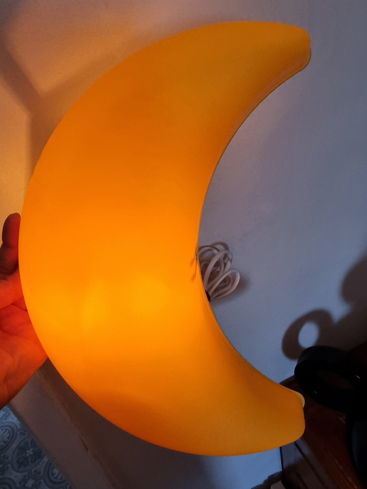 Ikea Smila Maanlamp ., Kunststof, IKEA, Ophalen of Verzenden, Zo goed als nieuw