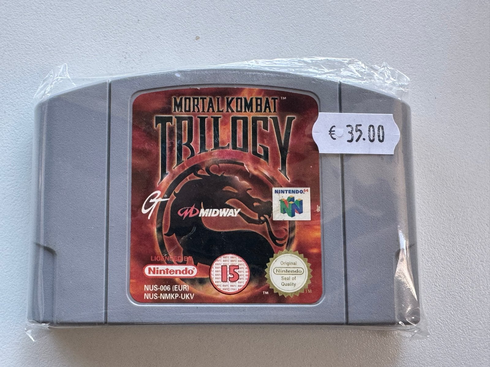 Mortal Kombat Trilogy N64 - Klassieke Vechtgame, Gebruikt, Vechten, 2 spelers, Ophalen of Verzenden