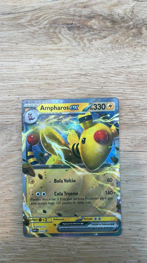 Ampharos pokemonkaart, Ophalen of Verzenden, Zo goed als nieuw