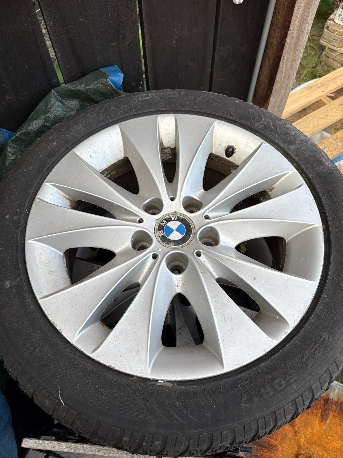 Gebruikte BMW velgen met banden - 225/50R17, Ophalen, Gebruikt