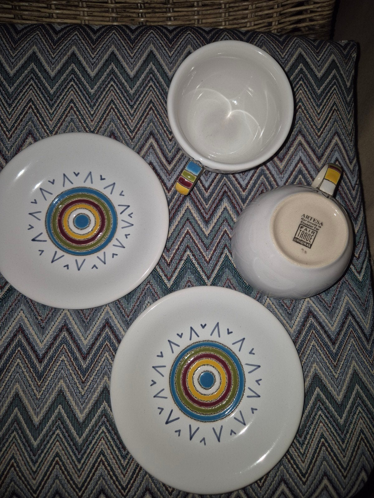 Artesa Fair Trade Original servies set - Ecuador, Huis en Inrichting, Ophalen of Verzenden