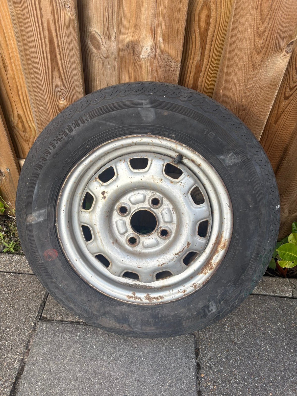 Reserveband 155/ R 13 steek 100, Auto diversen, Aanhangwagen-onderdelen, Ophalen of Verzenden, Gebruikt