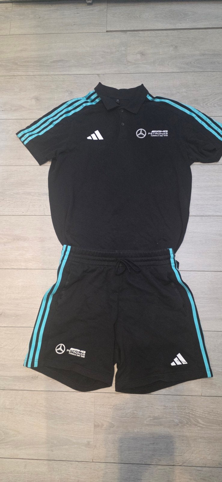 adidas Petronas formule 1 mercedes  amg, Maat 52/54 (L), Zwart, Ophalen of Verzenden, Zo goed als nieuw