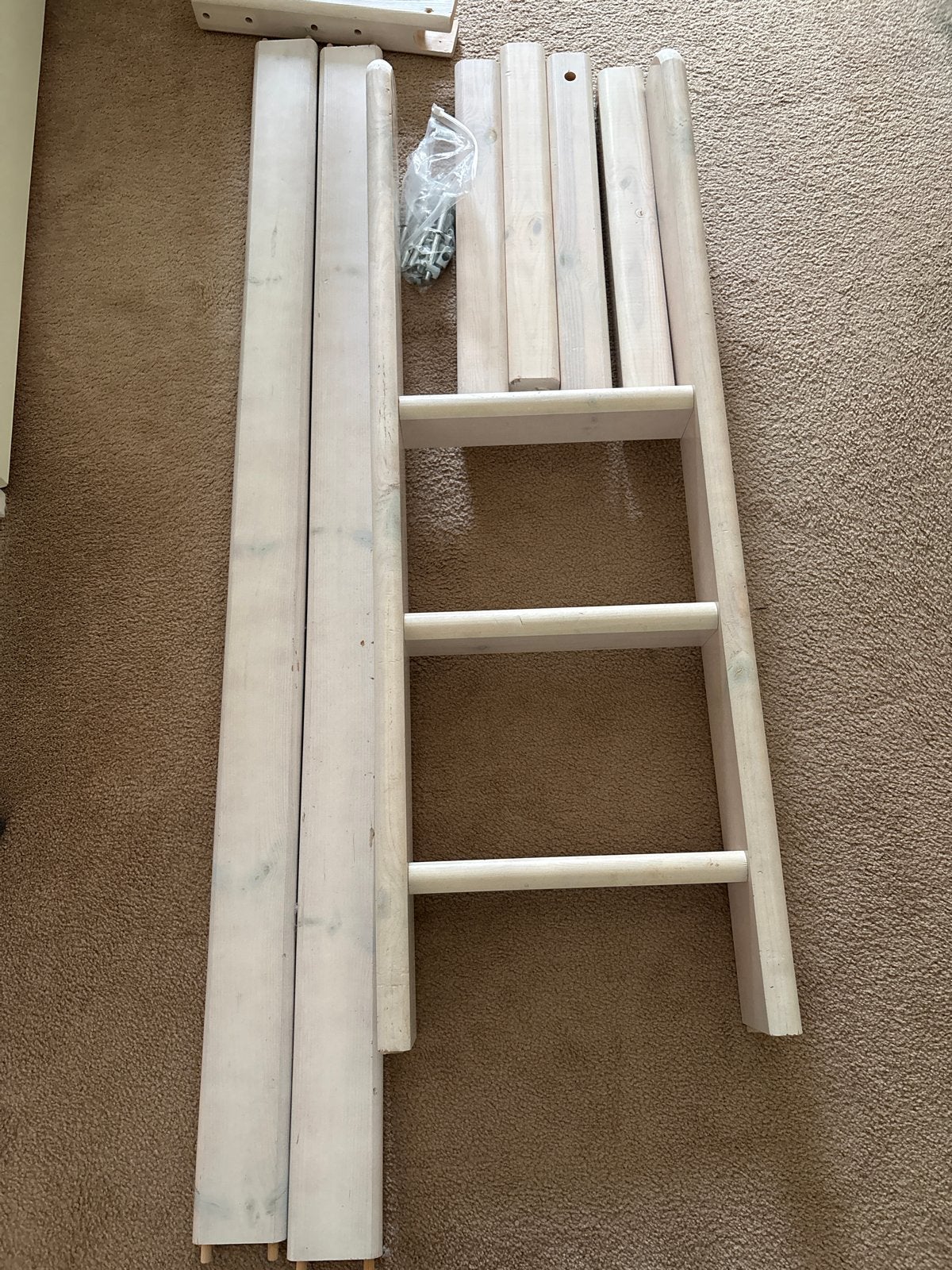 Verhogingset voor halfhoogslaper Flexa bed, Ophalen, Gebruikt, Hoogslaper of Stapelbed