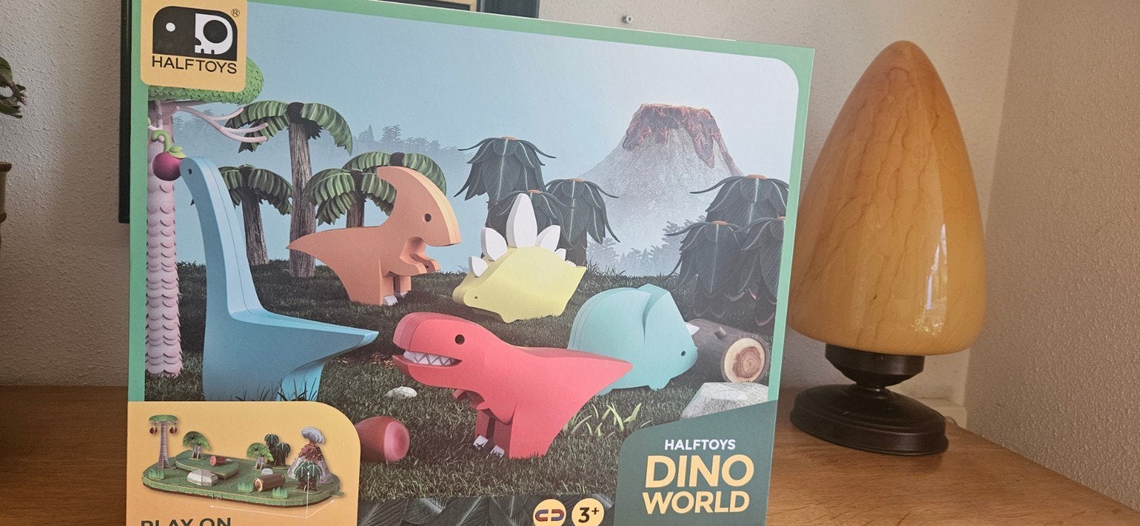 Halftoys Dino World educatieve speelset, Ophalen of Verzenden, Nieuw, Bouwen