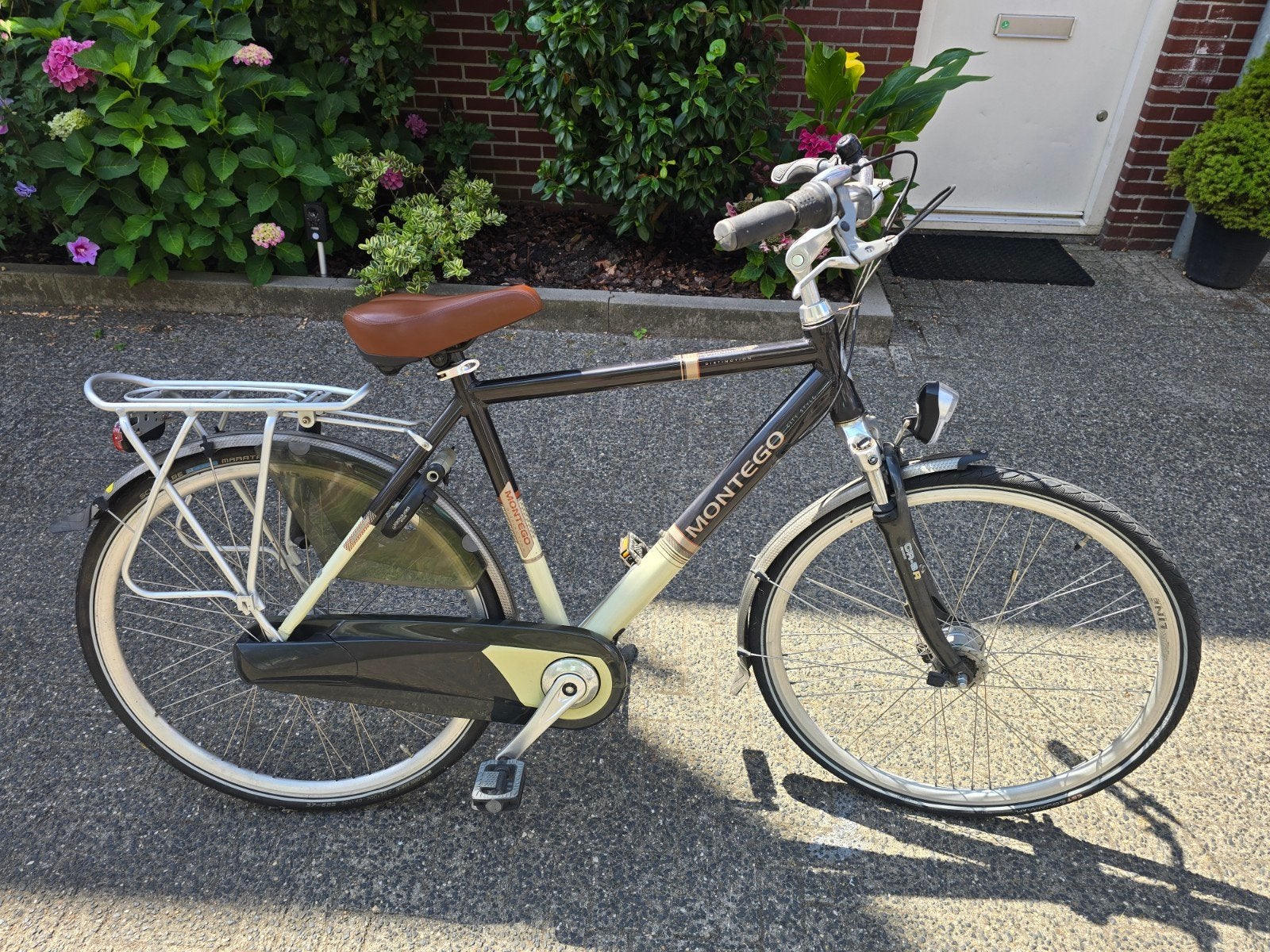 28 inch zgan montego city style distingtion herenfiets 52cm, Fietsen en Brommers, Fietsen | Heren | Herenfietsen, Versnellingen