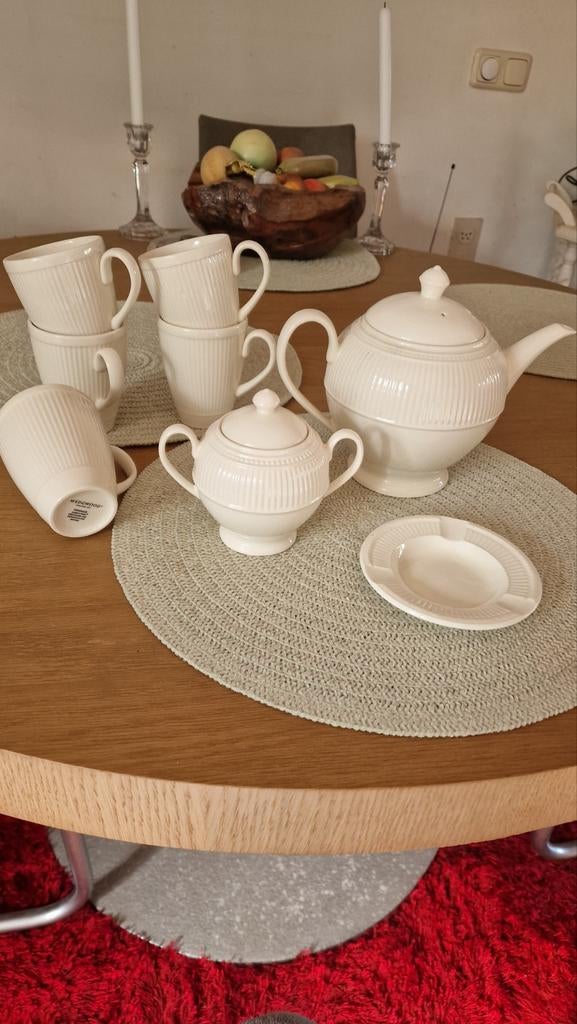 Wedgwood Windsor Queensware Servies - Theeservies, Huis en Inrichting, Keuken | Servies, Ophalen, Keramiek, Zo goed als nieuw