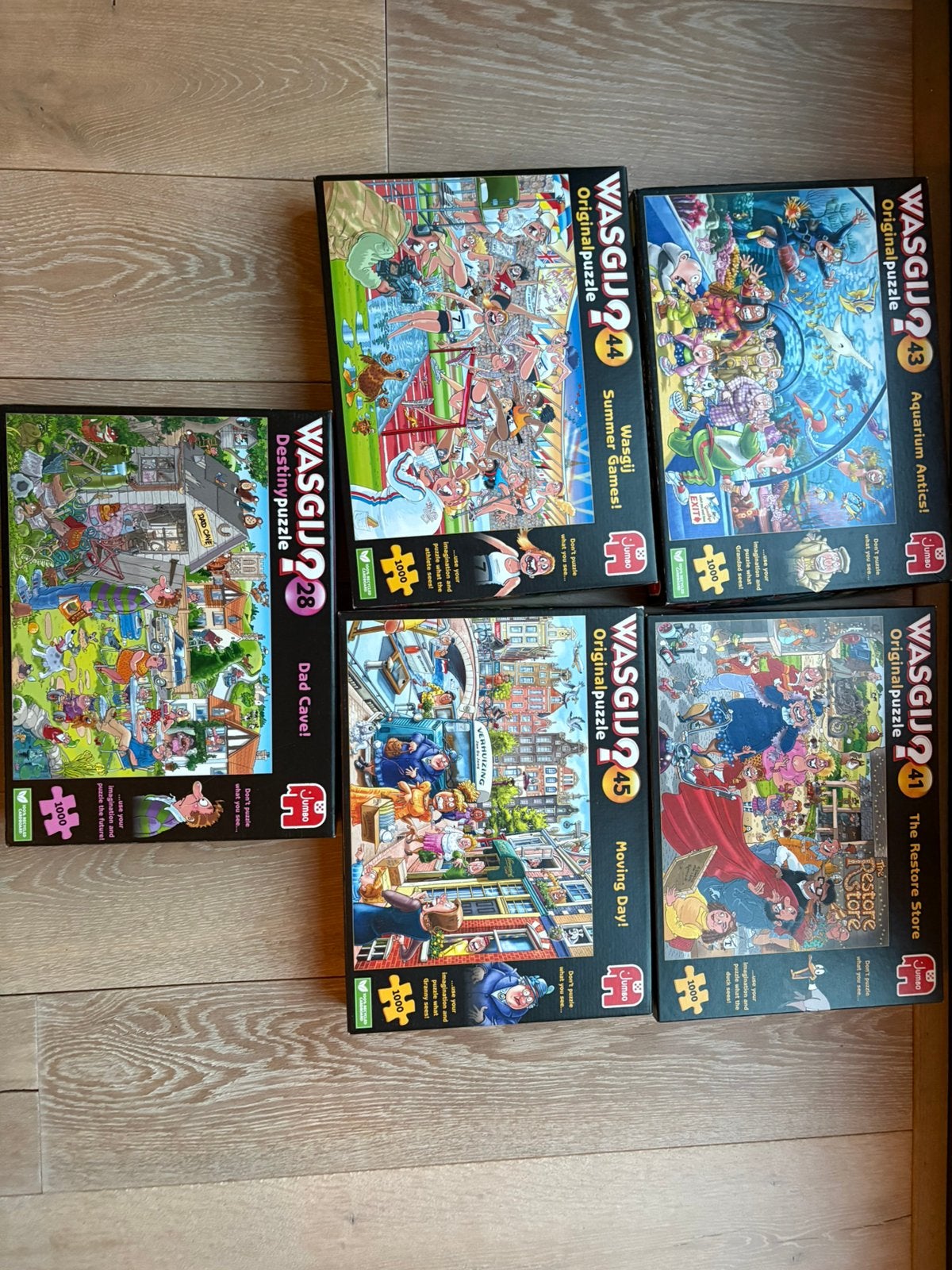 Diverse wasgij puzzels, Verzenden, 500 t/m 1500 stukjes, Zo goed als nieuw