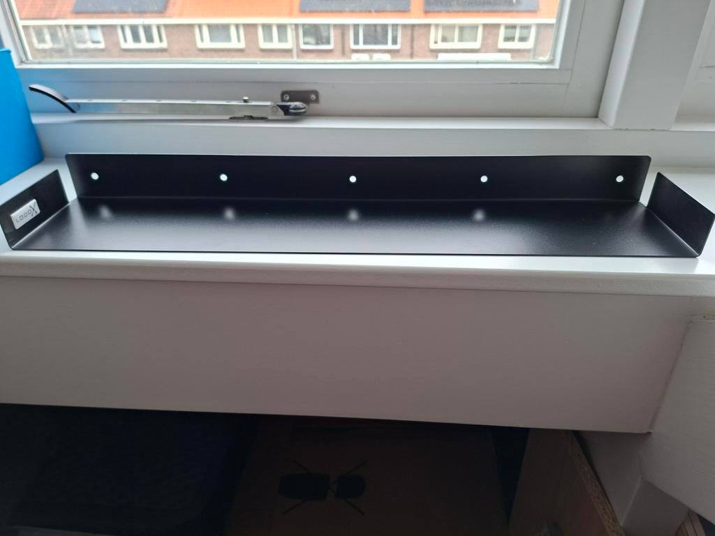 Looox Wandplank Badkamer - Matt Zwart - 60cm, Overige typen, Nieuw, Minder dan 100 cm, 25 tot 50 cm