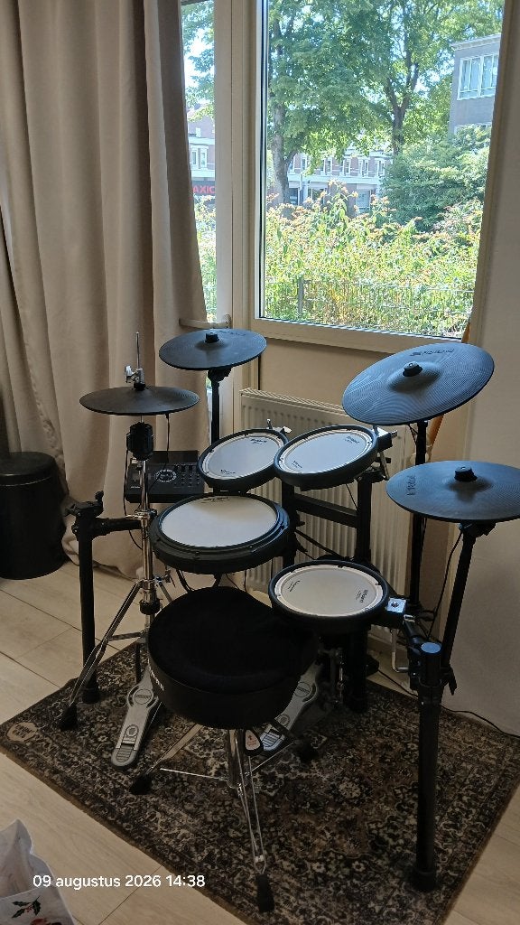 Roland TD17KVX+2xLudwig(bas,hihat), Ophalen, Gebruikt, Roland, Elektronisch