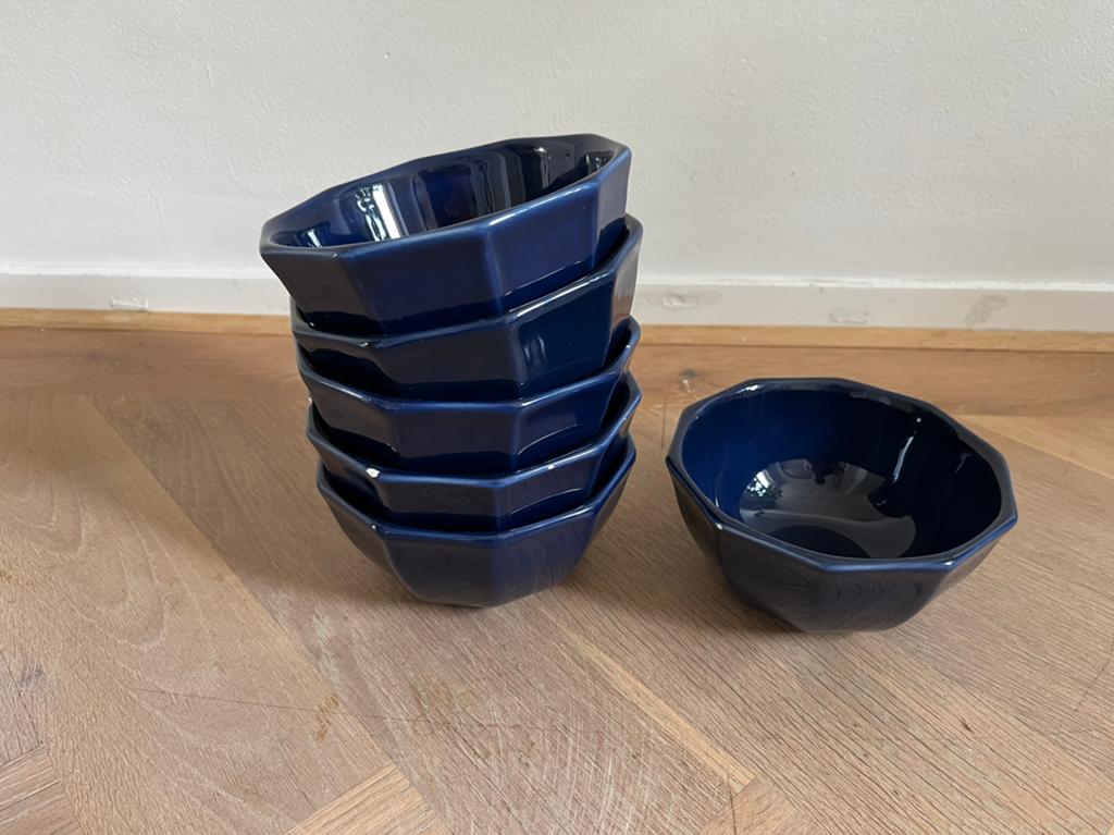 Ikea Strimmig kommen (6 stuks), Ophalen of Verzenden, Zo goed als nieuw, Kom(men), Overige stijlen