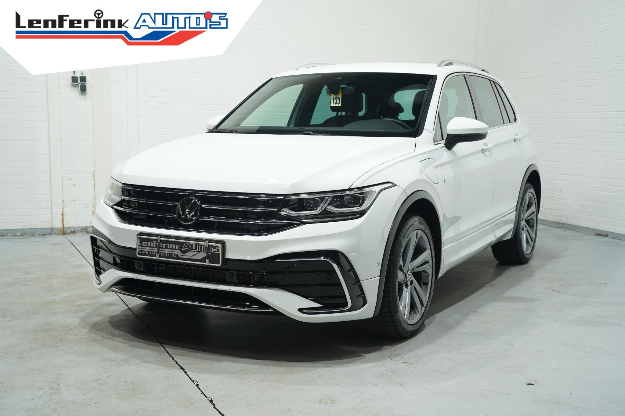 Volkswagen Tiguan 1.4 TSI eHybrid R-Line Business+ NAP SOH 8, Auto's, Volkswagen, Stof, Euro 6, Wit, Hybride Elektrisch/Benzine