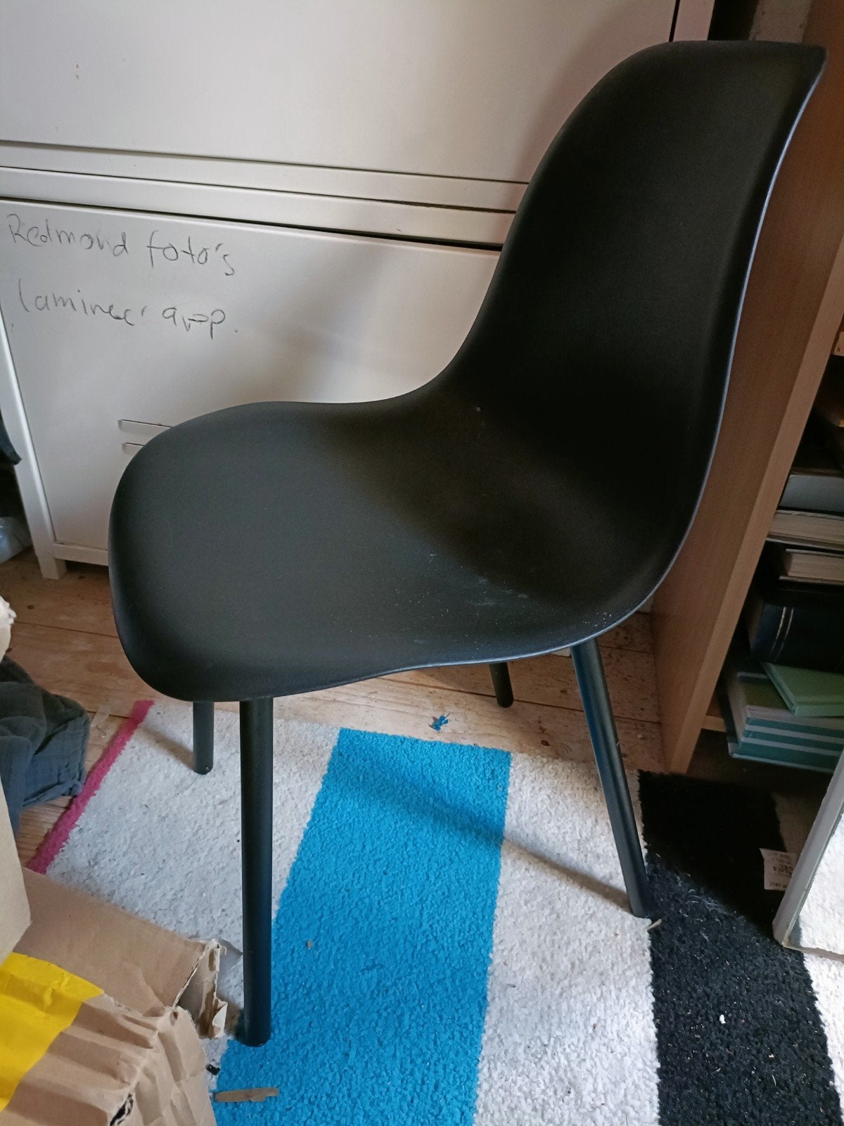 Zwart kleuterstoeltje Jip van Kwantum - ZGAN, Ophalen, Zo goed als nieuw, Stoel(en)