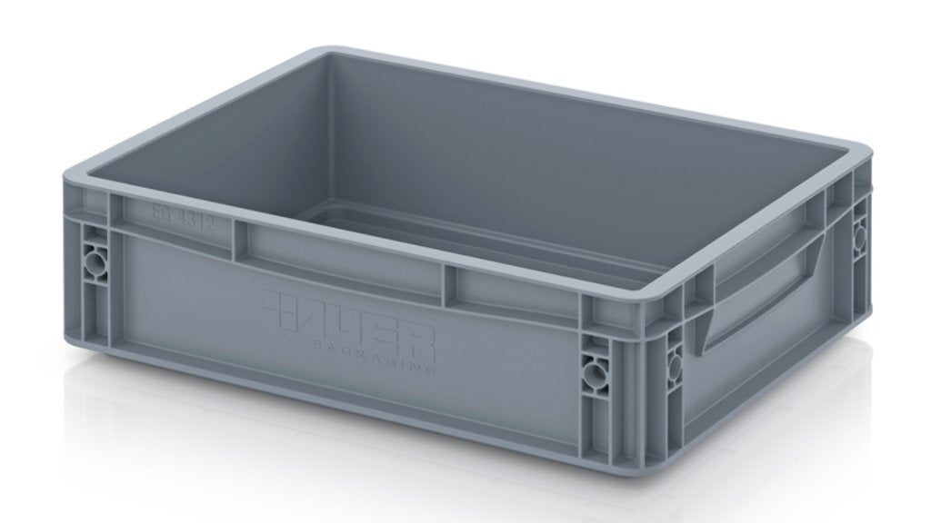 Auer Eurobox Gesloten - opbergboxen met deksels, Ophalen, Minder dan 50 cm, Minder dan 40 cm, Krat