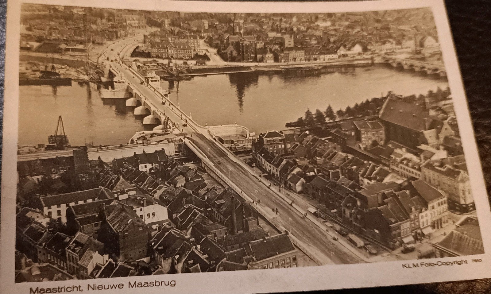 Maastricht. 1932. Nieuwe Maasbrug., Verzenden, 1920 tot 1940, Gelopen, Limburg