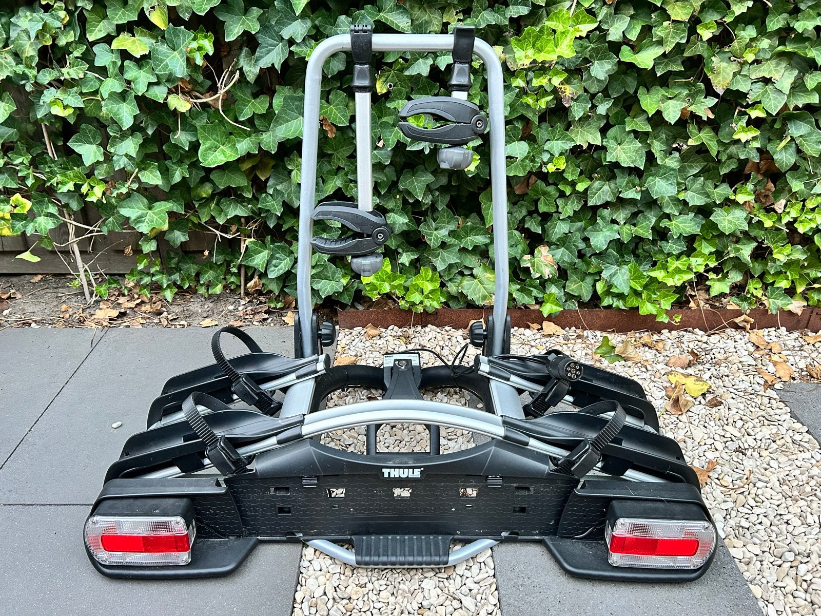 Thule EuroWay 921 fietsendrager, Auto diversen, Fietsendragers, Ophalen, Gebruikt, 2 fietsen, Trekhaakdrager