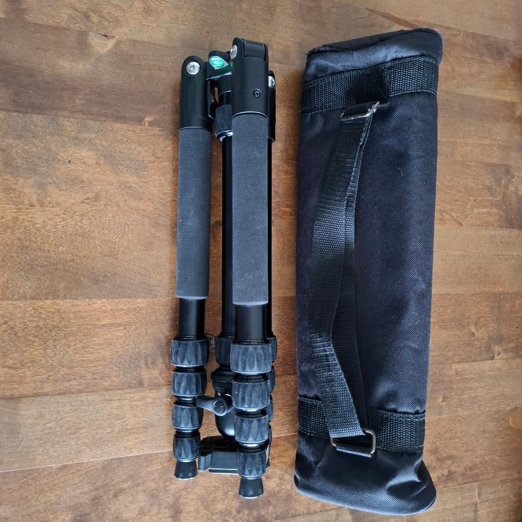 PHTR001 reisstatief (153 cm), Zo goed als nieuw, Minder dan 150 cm, Met balhoofd, Ophalen of Verzenden